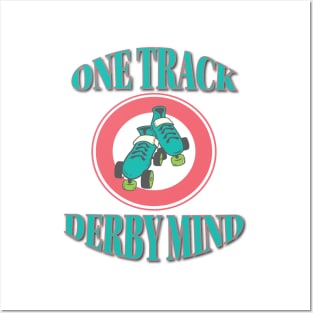 Roller Derby - One Track Derby Mind Posters and Art